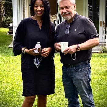 September 13, 2020 Ane Roseborough, co-producer of "Driving While Black”, and Brian.
