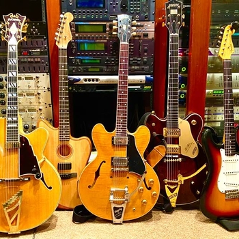 August 2022 some of Brian’s guitars