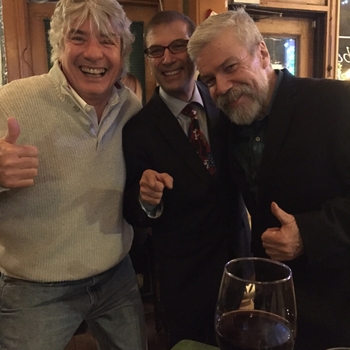 Photographer Stu Walls, Joey Melotti, and Brian share some old times in Wallingford, Ct. 2016