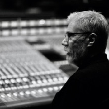 Brian at the board at Carriage House July 2025