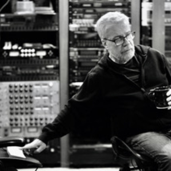 Brian producing at his studio June 2025