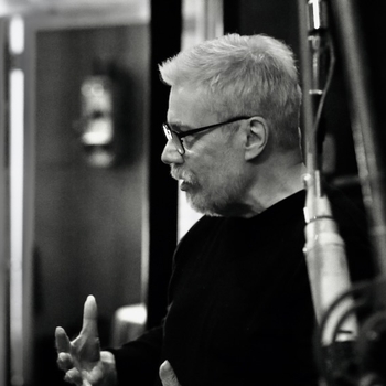 Brian going over music in session at Carriage House September 2025