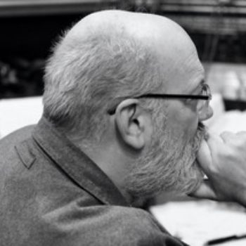 Engineer Jeff Frez-Albrecht working on the symphony May 2025